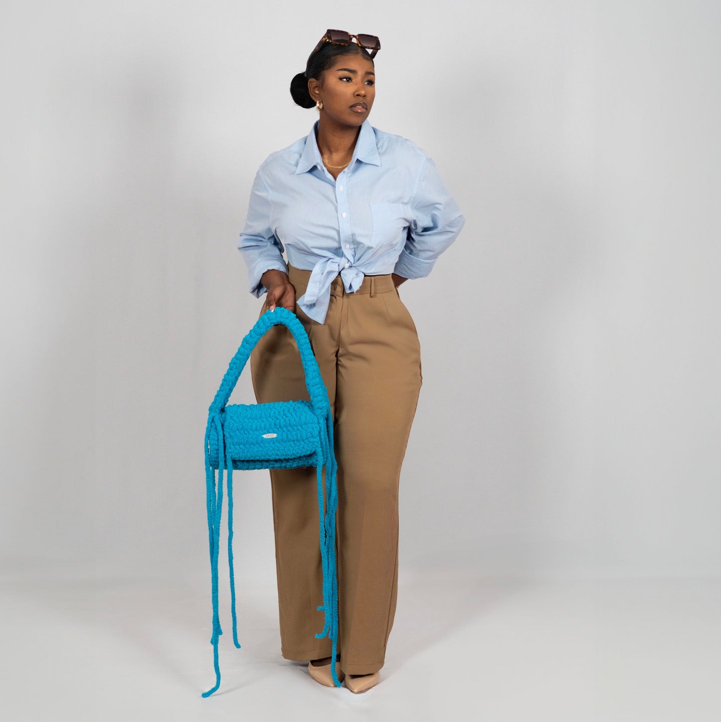 Color Theory Barrel Bag